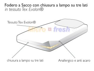 FODERO A SACCO TEX EVOLON 90X200